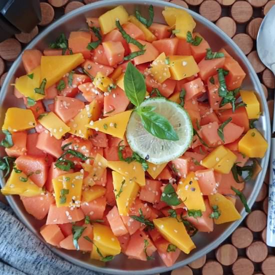 Mango papaya Salad