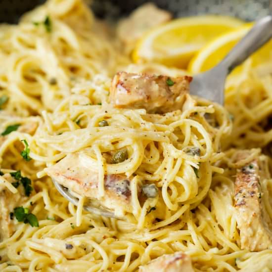 Chicken Caesar Pasta (One Pot!)
