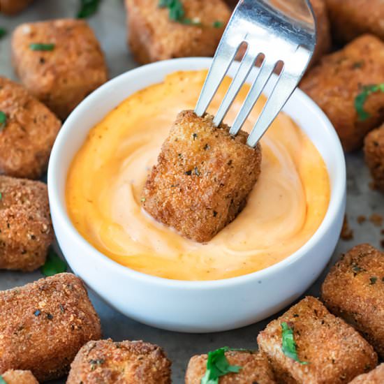 Spicy paneer bites