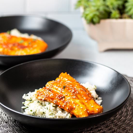 Honey Sriracha Salmon