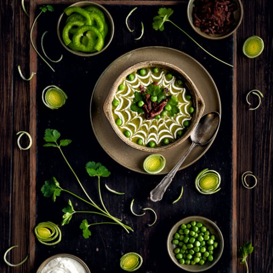 Pea soup