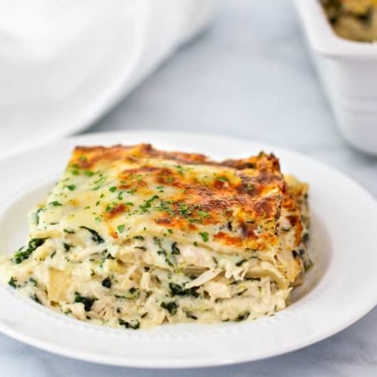 Chicken and Spinach Lasagna