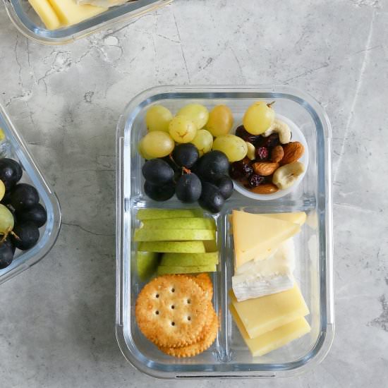 DIY Cheese and Fruit Bistro Box