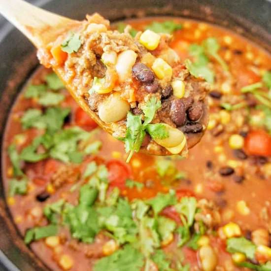 Taco Soup with Black Beans