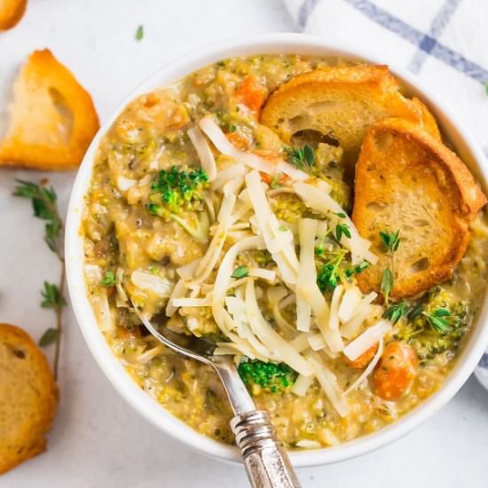 Broccoli Cauliflower Soup