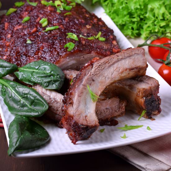 Glazed Pork Ribs