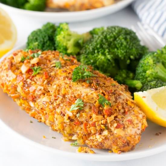 Healthy Parmesan Crusted Chicken