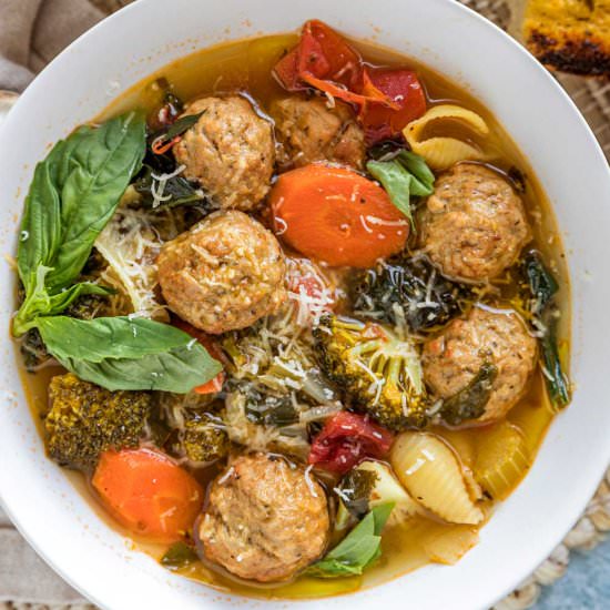 Italian Meatball Soup