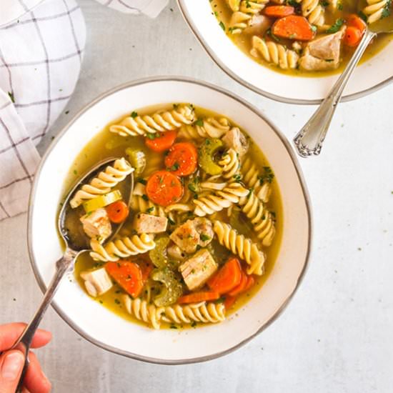 The best chicken noodle soup!