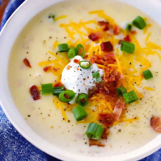 Instant Pot Baked Potato Soup