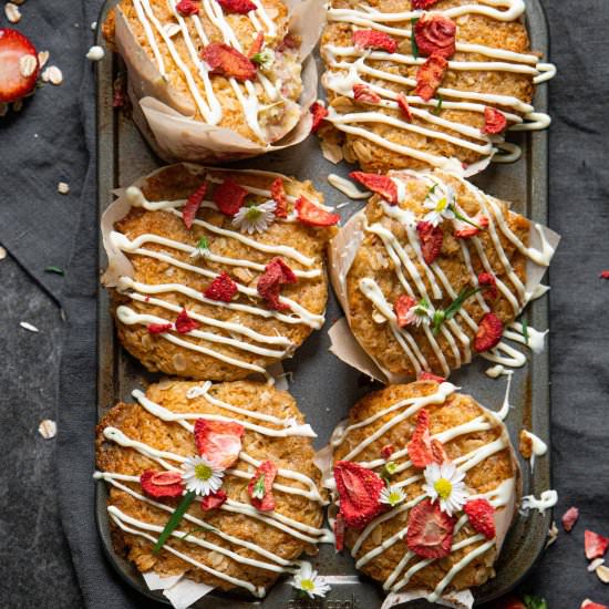 Bakery Style Strawberry Muffins
