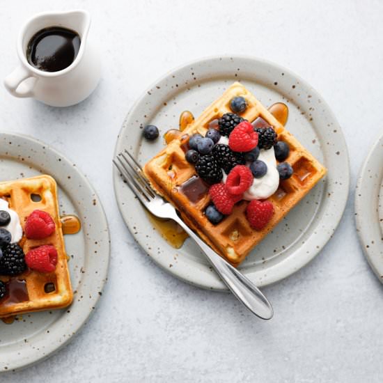 Sour Cream Waffles