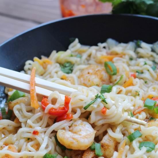 Shrimp Ramen Bowls