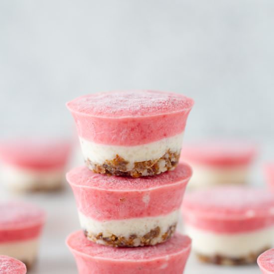 No Bake Strawberry and Lemon Cheese
