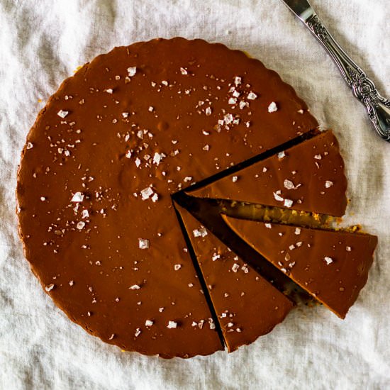 Sourdough Chocolate Tart