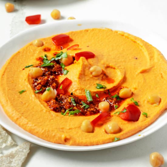Spicy Red Pepper Hummus