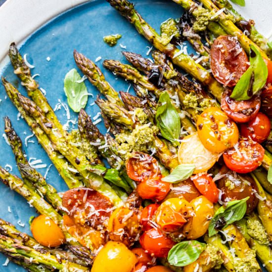 Balsamic Oven Roasted Asparagus
