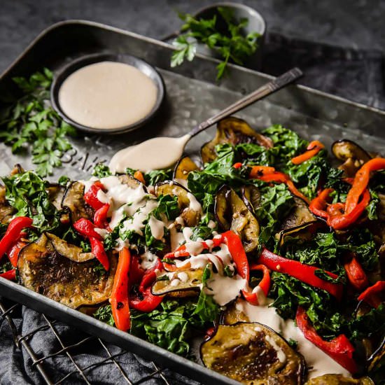 Grilled Eggplant Salad