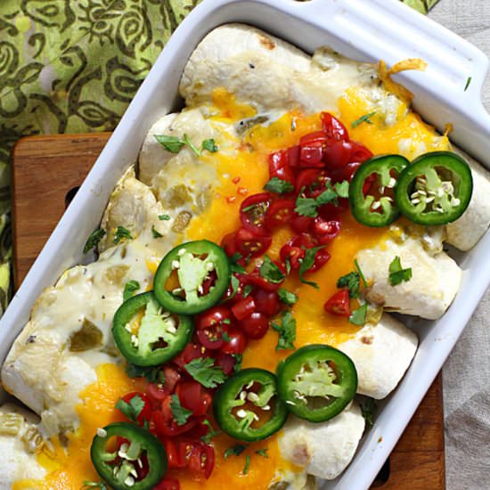 Avocado Scrambled Egg Burritos