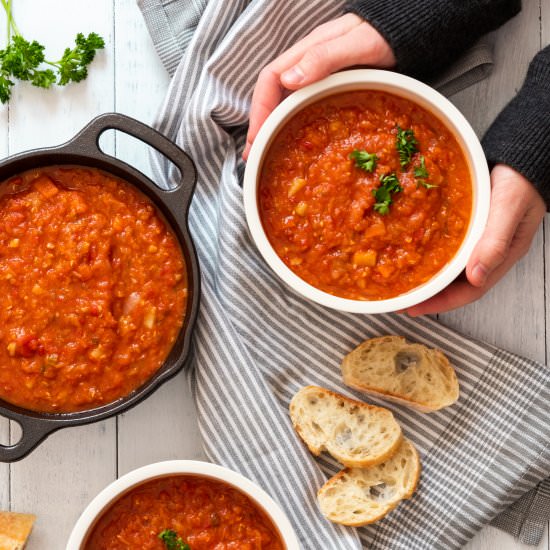 Vegan Red Lentil Soup