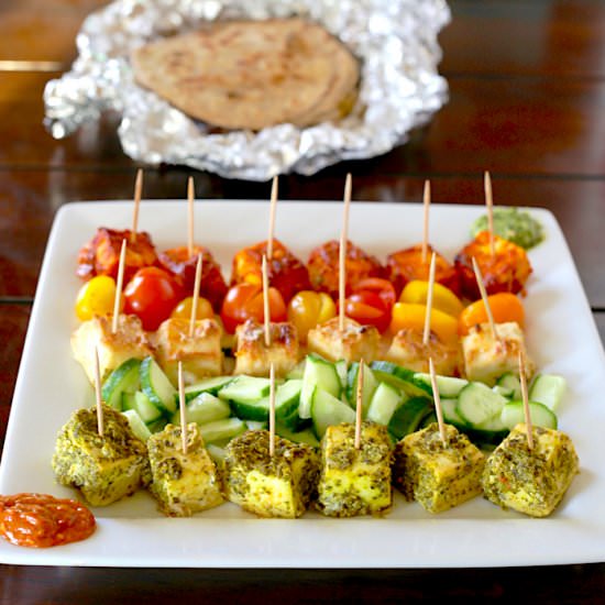 Paneer roast: three ways