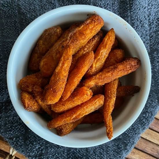CARROT FRIES IN AN AIR FRYER