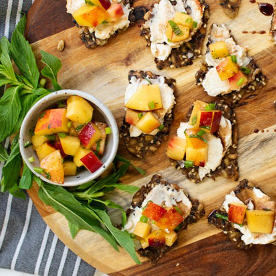 Nectarine Salsa Bites