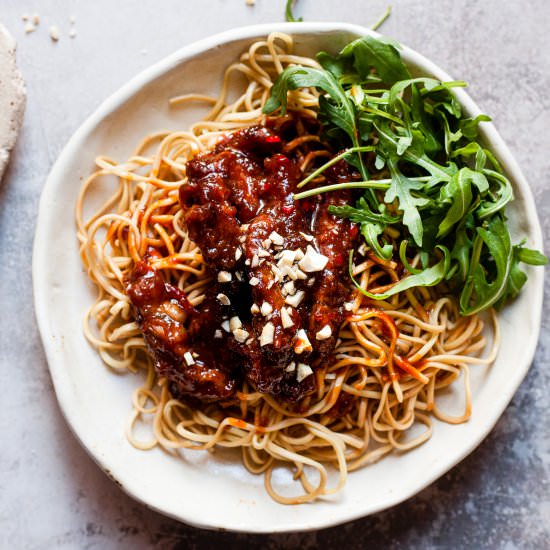 15 minute easy crispy chilli beef
