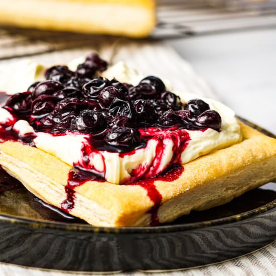 BLUEBERRY, LIME & MASCARPONE TARTS