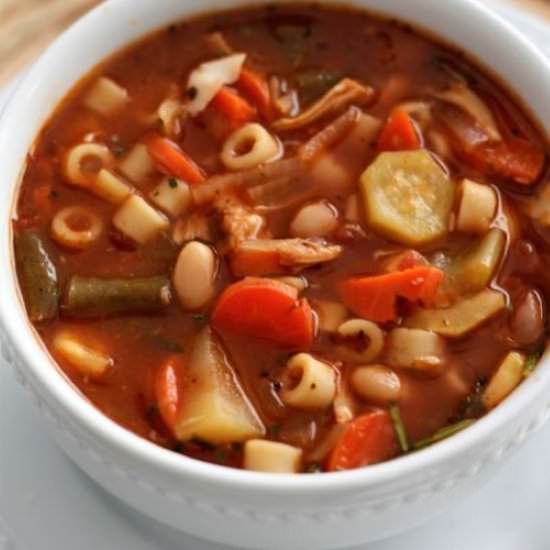 Chicken Minestrone Soup