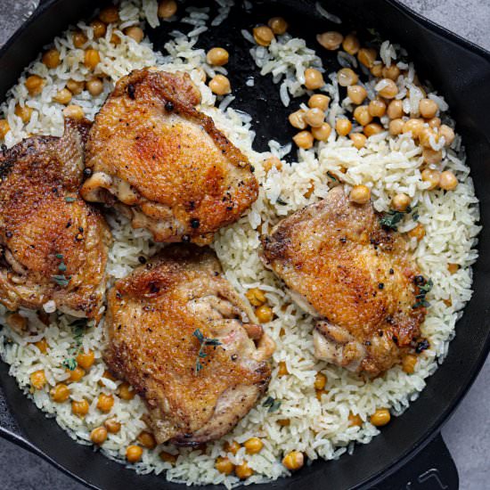 One Pot Chicken + Turkish Rice