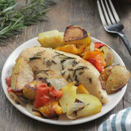 Sheet Pan Rosemary Chicken