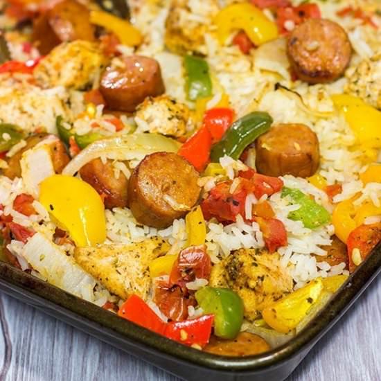 Sheet Pan Jambalaya