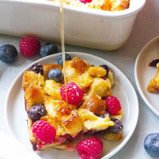 Triple Berry French Toast