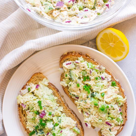 Healthy Avocado Tuna Salad