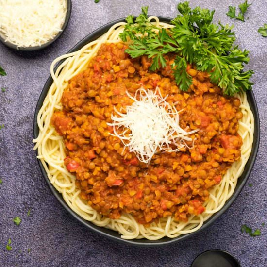Lentil Bolognese