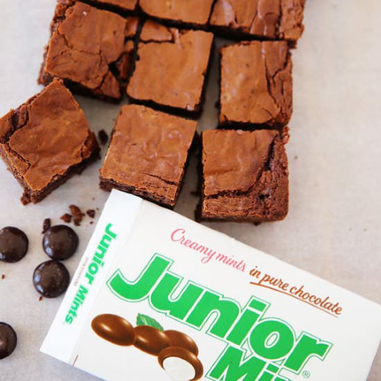 Junior Mint Brownies
