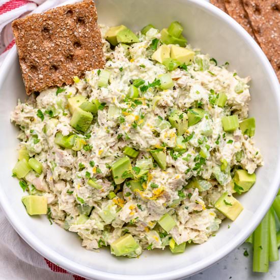 EASY AVOCADO CHICKEN SALAD