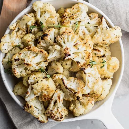 ROASTED GARLIC CAULIFLOWER