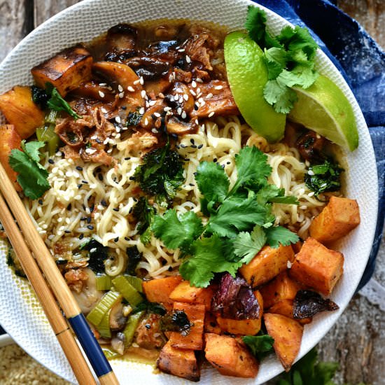Vegan Roasted Sweet Potato Ramen