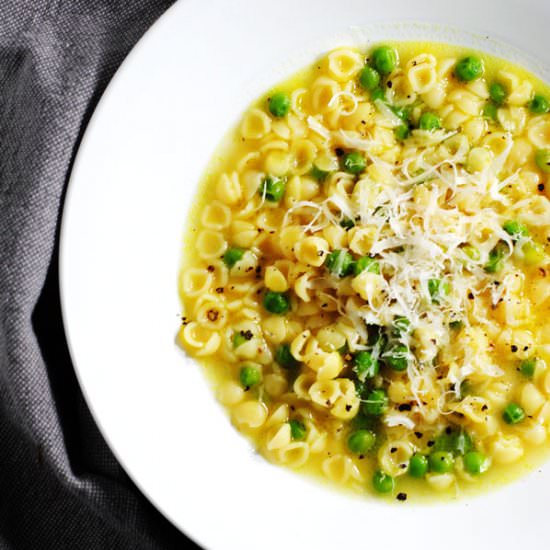 Parmesan soup