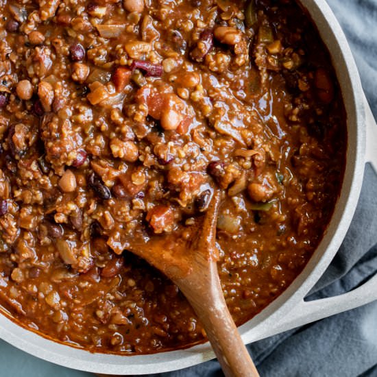 45-Minute Lentil Chili
