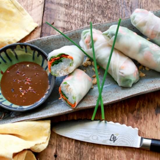 Vietnamese Spring Rolls with Shrimp