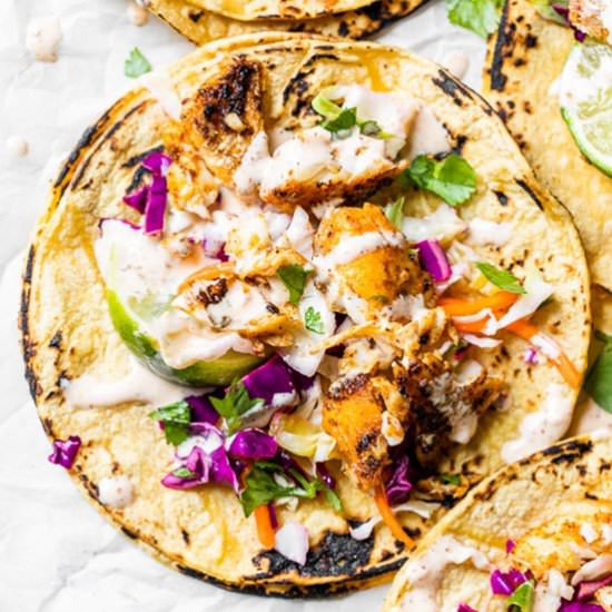 Healthy Cod Fish Tacos