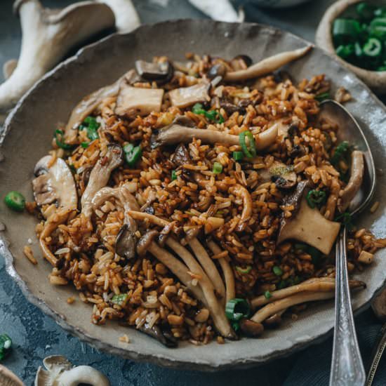Mushroom Fried Rice