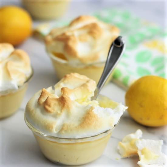 lemon meringue custard pies