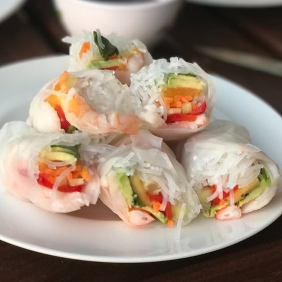 Thai Shrimp Spring Rolls