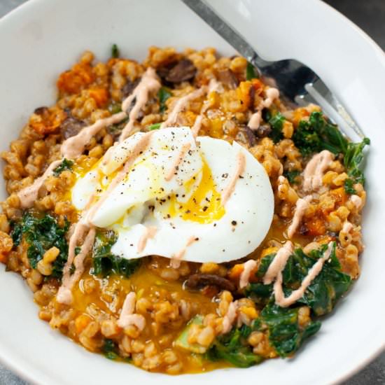 Farro Breakfast Bowl