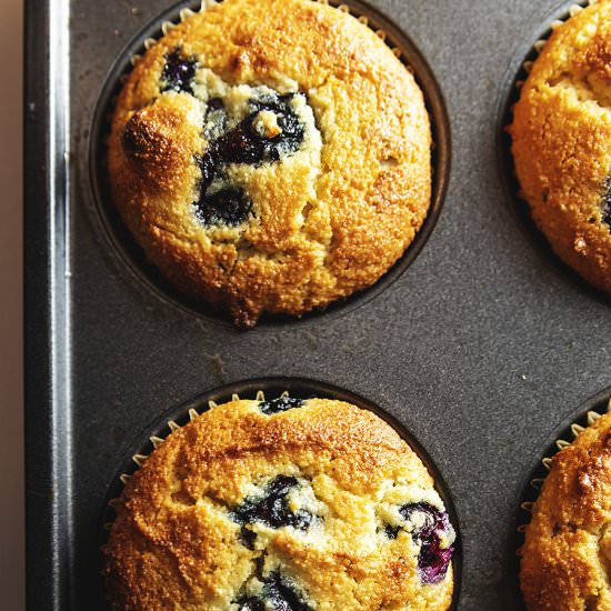 Keto Blueberry Muffins
