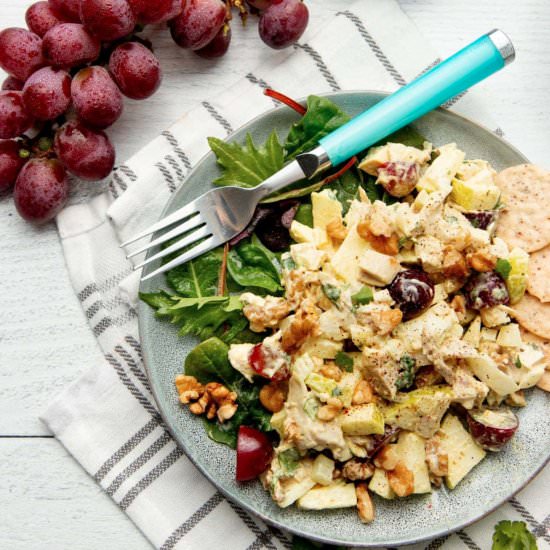 Curry Chicken Salad with Grapes